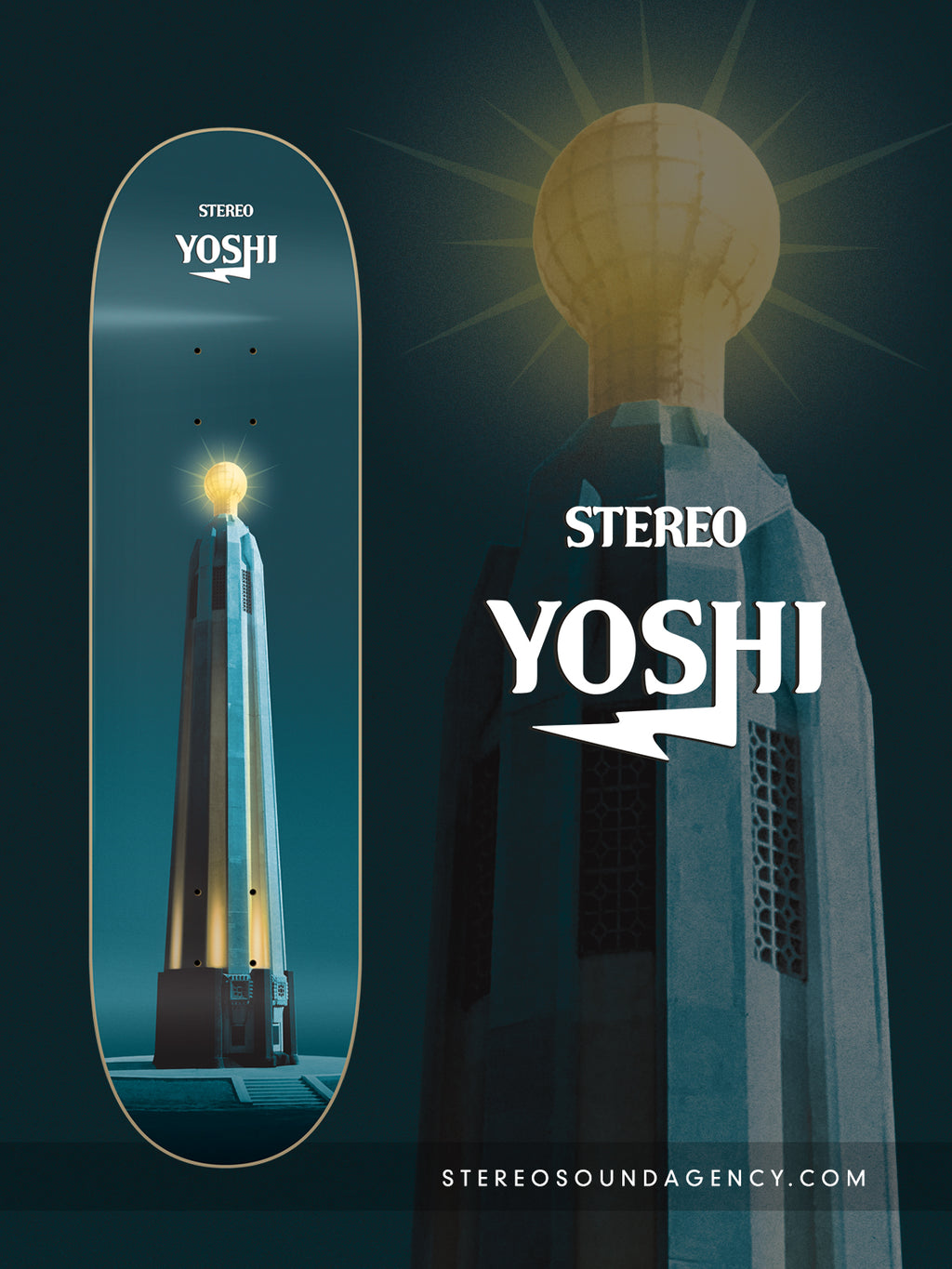 AVAILABLE NOW: Yoshi Tanenbaum "Edison Tower" PRO MODEL 8.25"