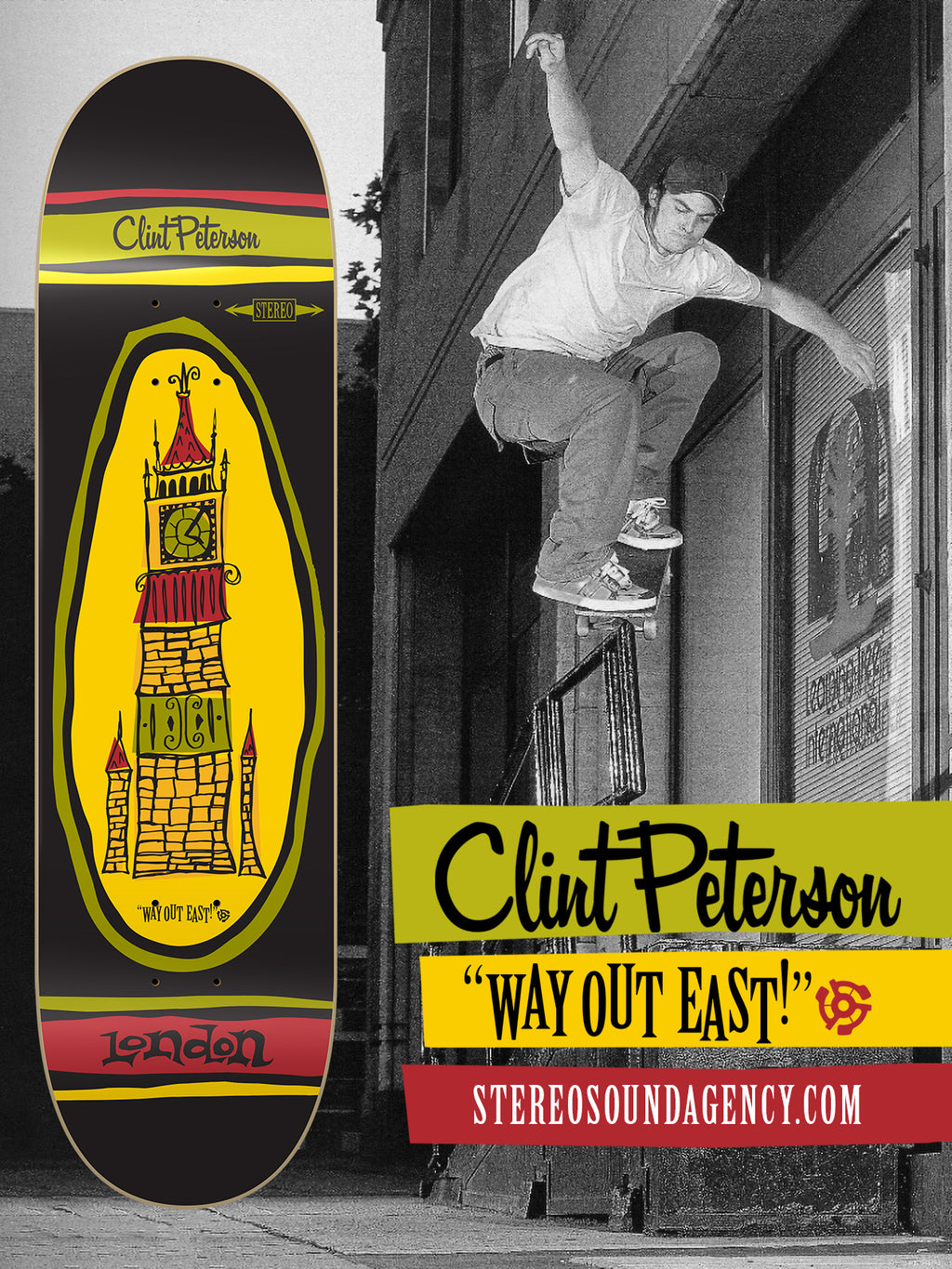 20th Anniversary : “Way Out East" London. Clint Peterson 8.38"