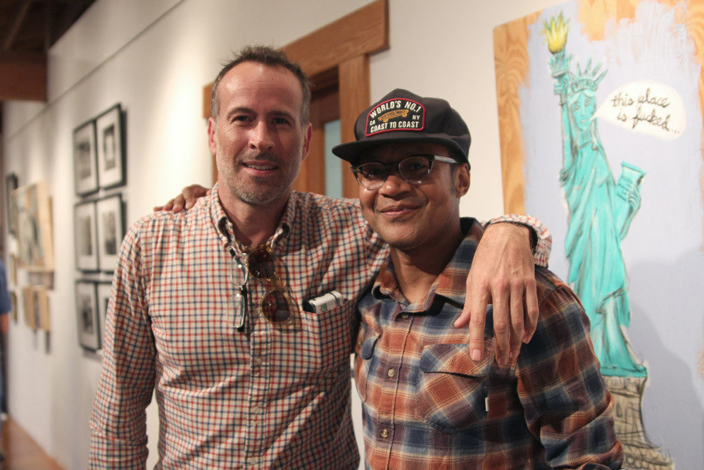 Lee, Pastras, Peterson & Saiz Art Event Stereo Skateboards
