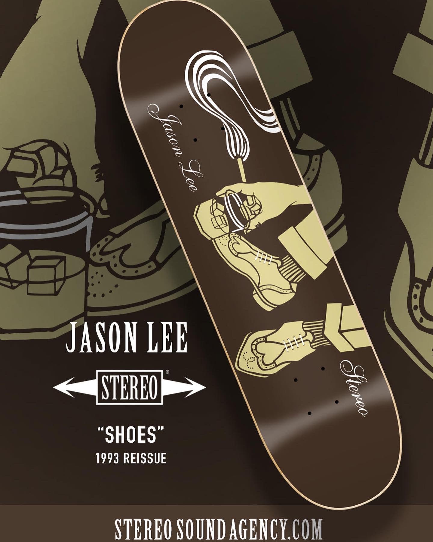 Jason Lee "Shoes" Reissue 8.25", 1993.