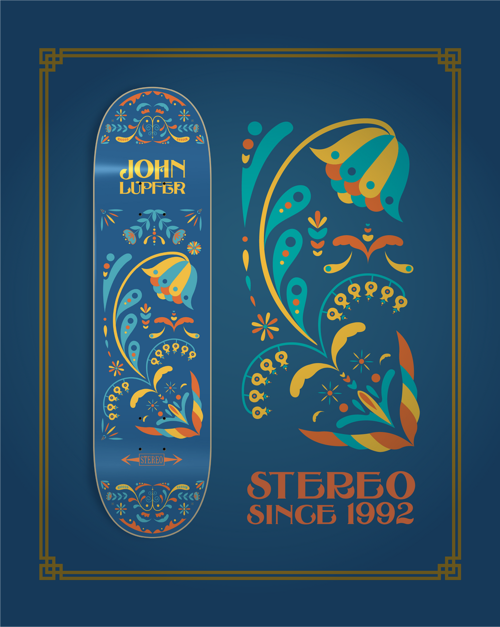 John Lupfer Floral Deck  Pre-Order