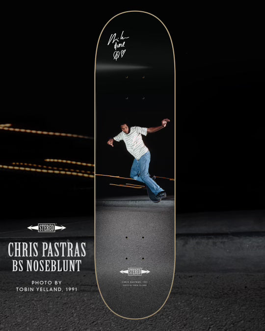 SIGNED Chris "Dune" Pastras 1991  "B/S Noseblunt" 8.5"