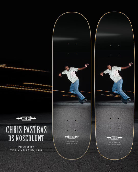 AVAILABLE NOW! Chris "Dune" Pastras 1993  "Noseblunt"  8.25", 8.5" & 'Good Times' 8.65"