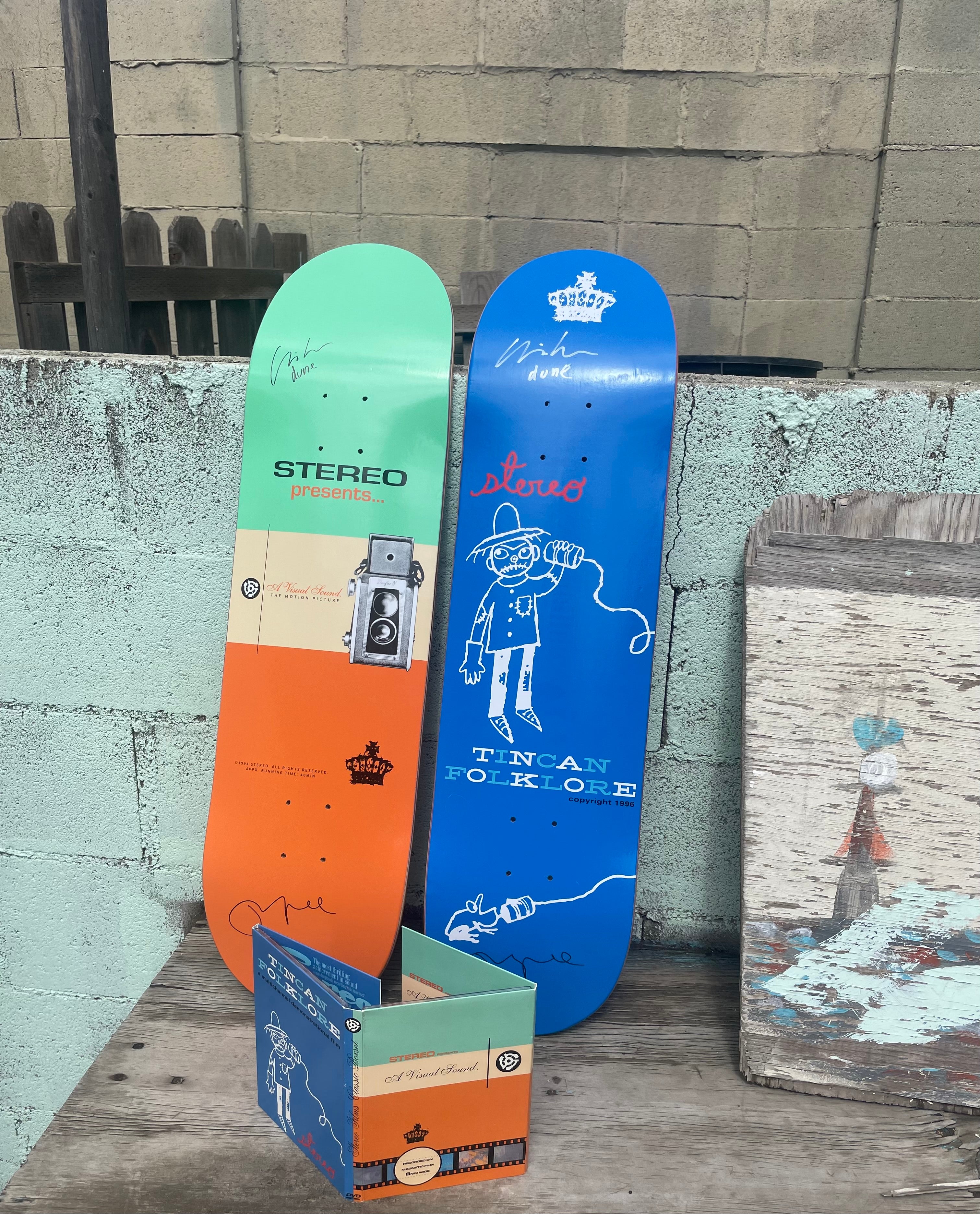 SIGNED Jason Lee & Chris Pastras SET for "AVS" ('94) and Tincan Folklore ('95) with DVD Boxset