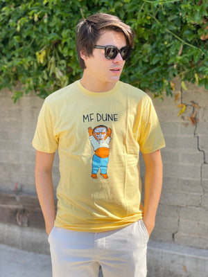 SALE - MF DUNE Canary Yellow 100% Cotton Tee