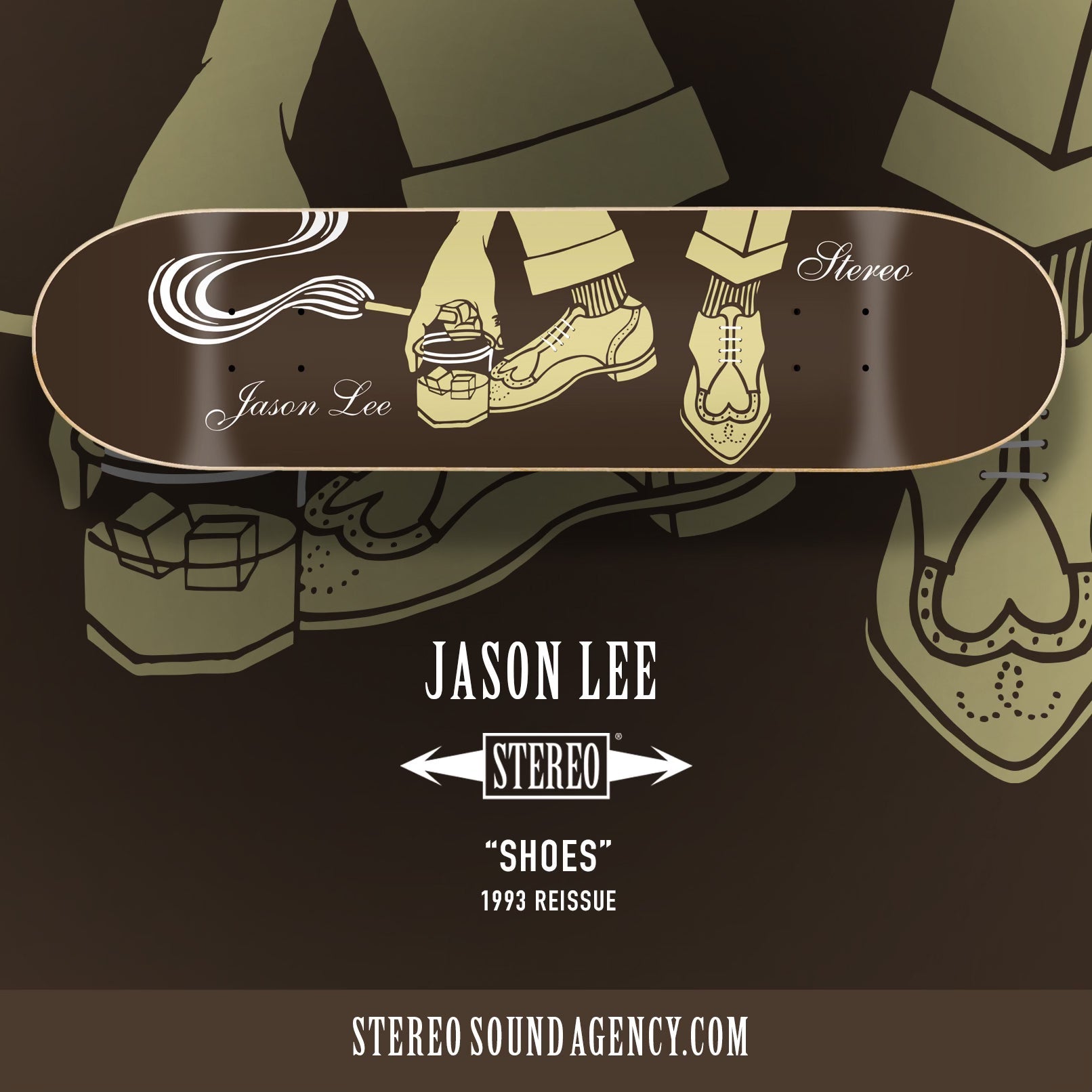 SIGNED Jason Lee "Shoes" Reissue 8.25", 1993.
