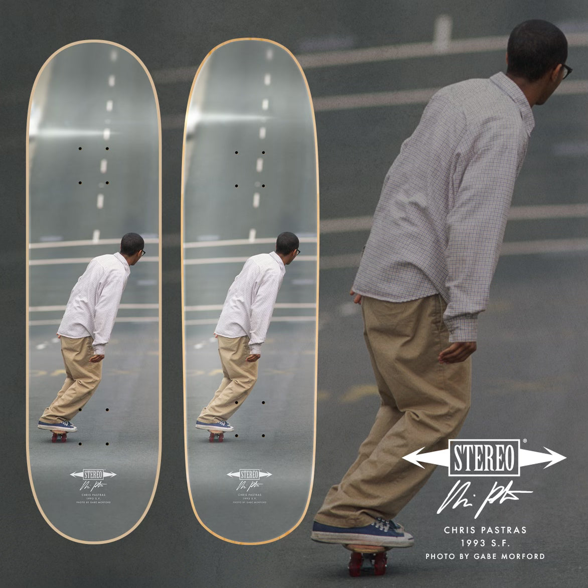 SIGNED: Chris "Dune" Pastras 1993, S.F. “Hillbomb" 8.5"